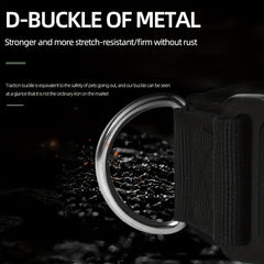Tactical Dog Collar Metal Buckle Control Handle Medium Large Dogs