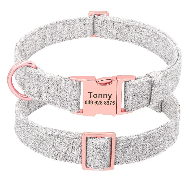 Personalized Dog Collar with Engraving & Adjustable Sizing