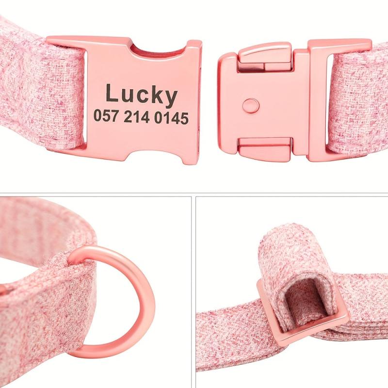 Personalized Dog Collar with Engraving & Adjustable Sizing