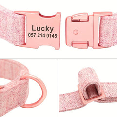 Personalized Dog Collar with Engraving & Adjustable Sizing