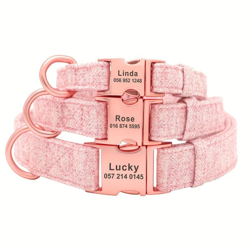 Personalized Dog Collar with Engraving & Adjustable Sizing