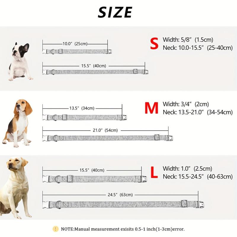 Personalized Dog Collar with Engraving & Adjustable Sizing