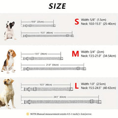 Personalized Dog Collar with Engraving & Adjustable Sizing