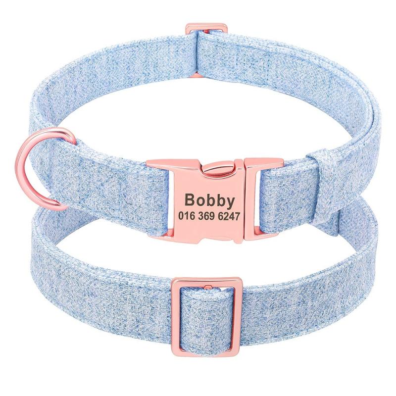 Personalized Dog Collar with Engraving & Adjustable Sizing