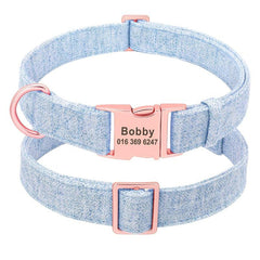 Personalized Dog Collar with Engraving & Adjustable Sizing
