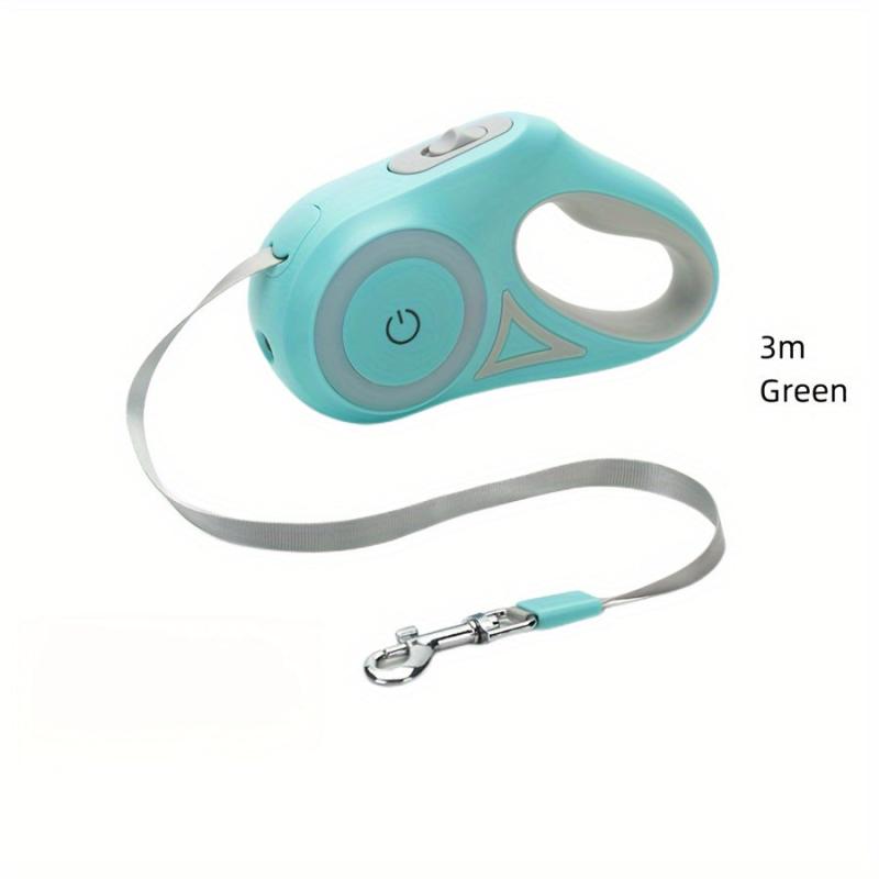 Pet Telescopic Traction Rope for Travel Luminous Dog Leash