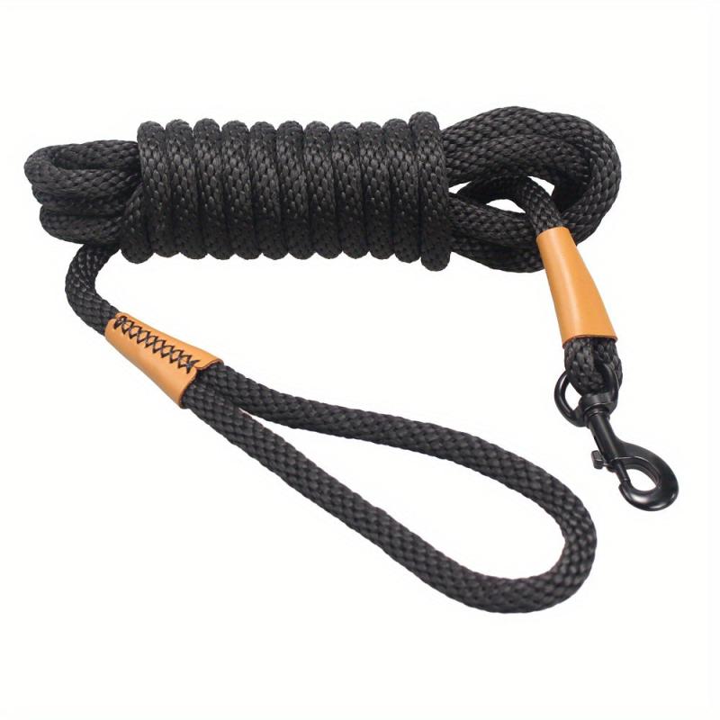 Heavy Duty Cow Leather Dog Leash for Small, Medium, Large Dogs