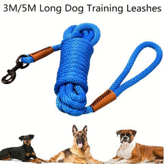 Heavy Duty Cow Leather Dog Leash for Small, Medium, Large Dogs