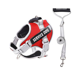 Adjustable Reflective Dog Harness and Leash Set for Small and Medium Dogs
