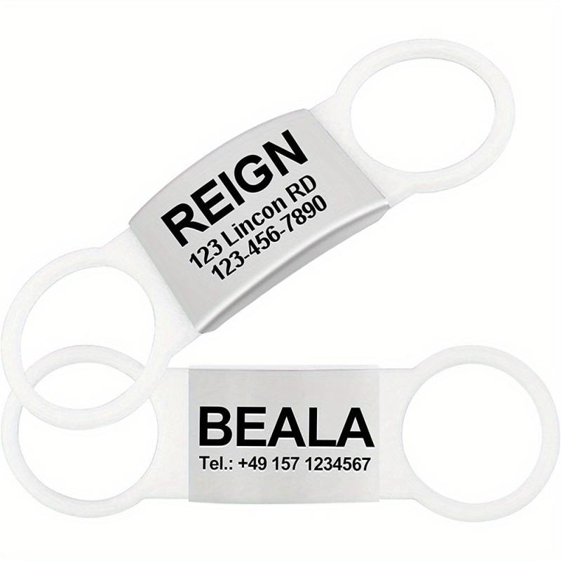 Personalized Dog Tag Slide On Cat ID Tags