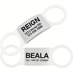 Personalized Dog Tag Slide On Cat ID Tags