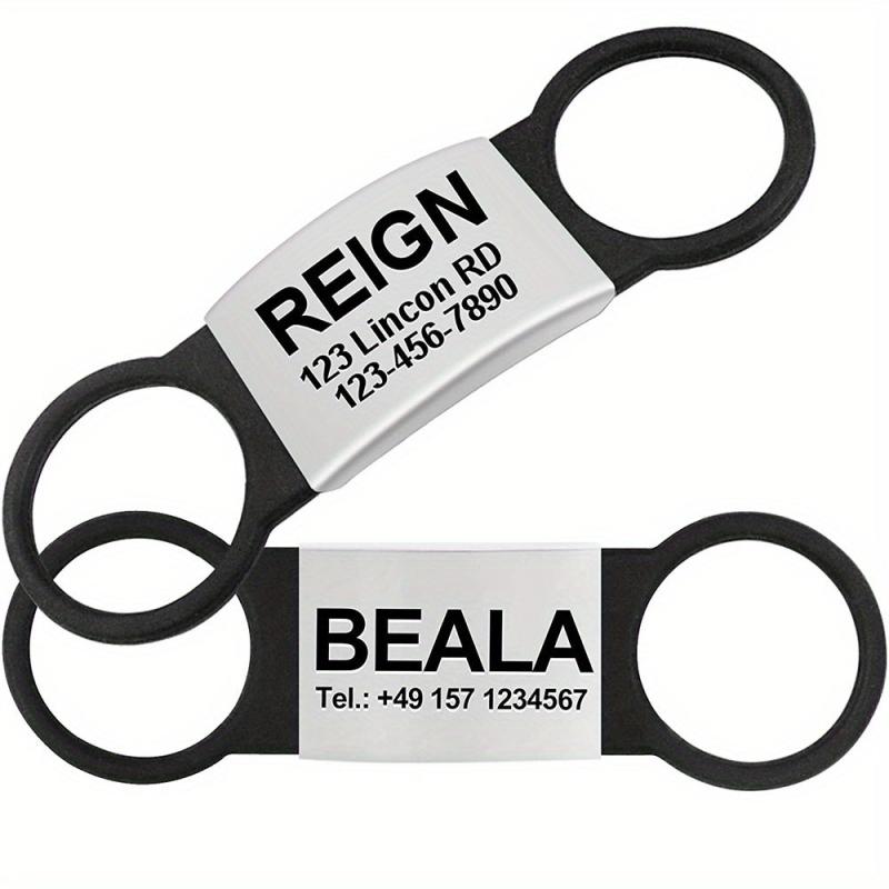 Personalized Dog Tag Slide On Cat ID Tags