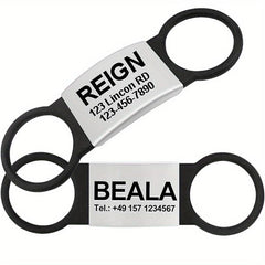 Personalized Dog Tag Slide On Cat ID Tags