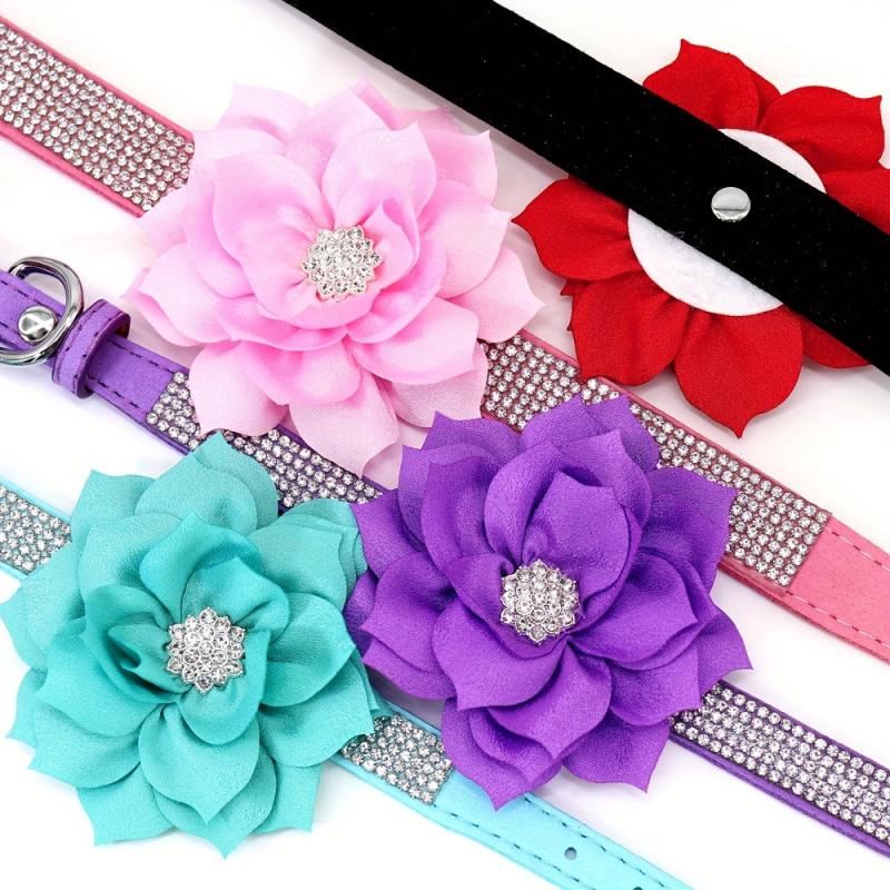 Sparkle Rhinestone Dog Collar for Parties