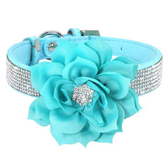 Sparkle Rhinestone Dog Collar for Parties