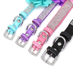 Sparkle Rhinestone Dog Collar for Parties