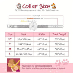 Sparkle Rhinestone Dog Collar for Parties