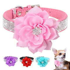 Sparkle Rhinestone Dog Collar for Parties