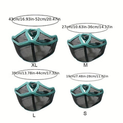 Adjustable Anti Biting Mesh Muzzle for Bulldogs