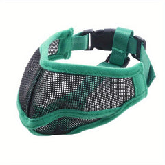 Adjustable Anti Biting Mesh Muzzle for Bulldogs