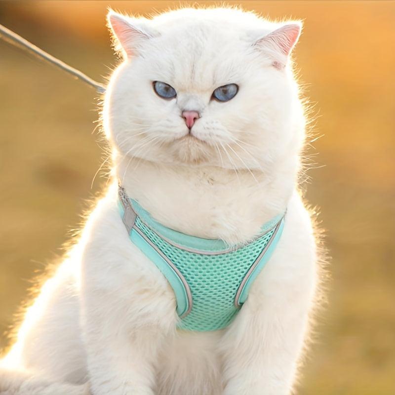 Breathable Cat Harness No Pull Vest Step-in Harness