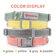 High Cotton Bamboo Fiber Dog Collar Adjustable Safety Buckle