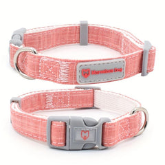 High Cotton Bamboo Fiber Dog Collar Adjustable Safety Buckle