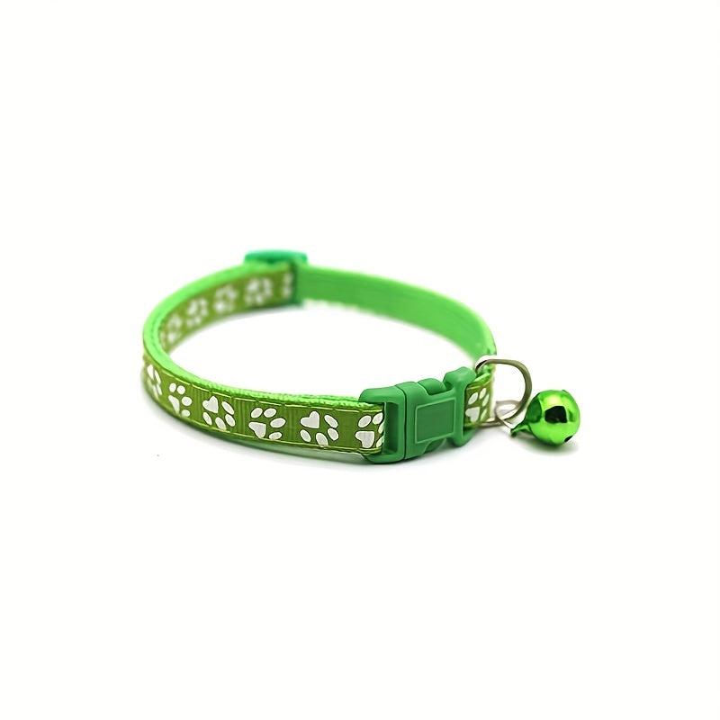 12Pcs Soft Puppy Whelping Collars With Bells Adjustable Reusable Dog Collar