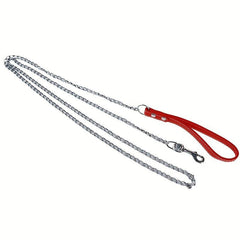 Metal Dog Leash Heavy Duty Chew Proof Pet Leash For Dogs