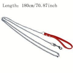 Metal Dog Leash Heavy Duty Chew Proof Pet Leash For Dogs