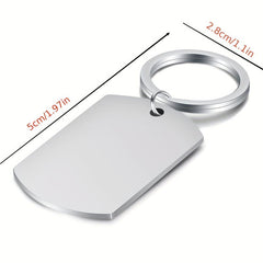 Custom Engraved Stainless Steel Pet ID Tag for Collars