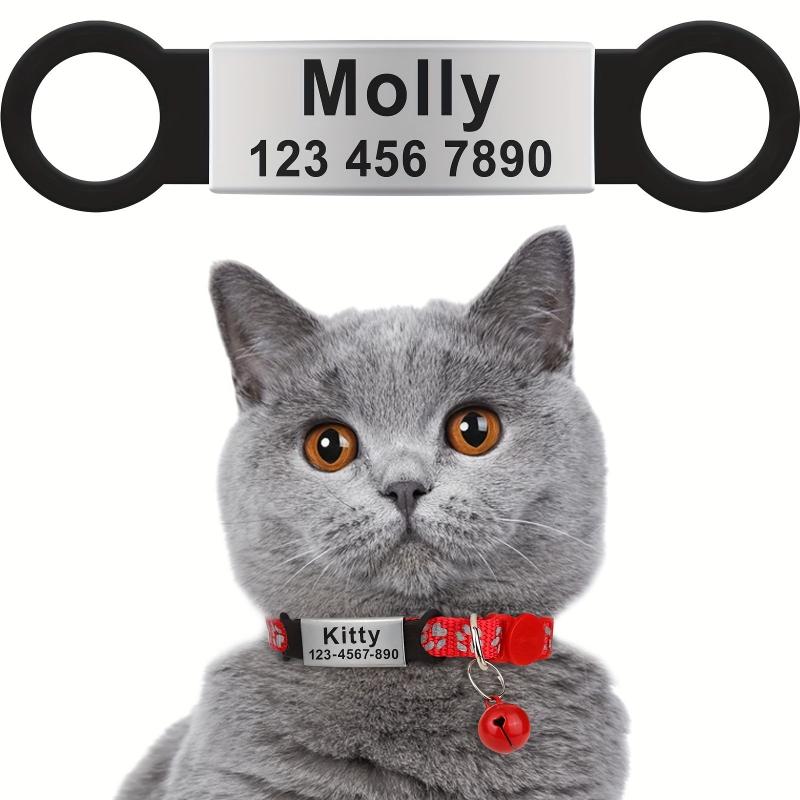 Personalized Silent Slide On Pet ID Tag with Elastic Band