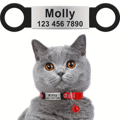 Personalized Silent Slide On Pet ID Tag with Elastic Band