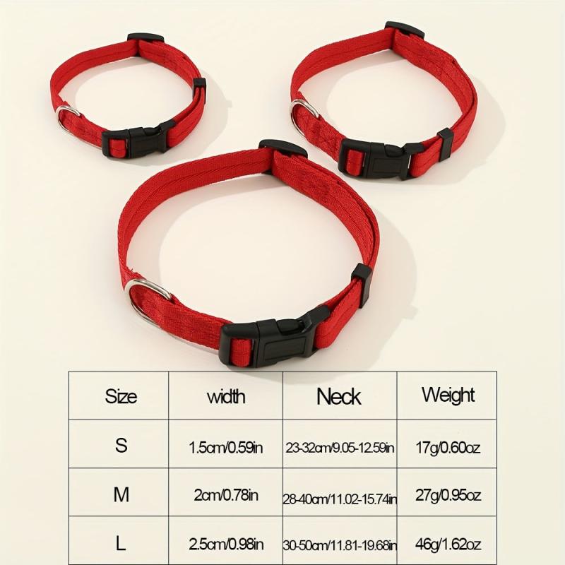 Adjustable Durable Dog Collar Prevents Escapes