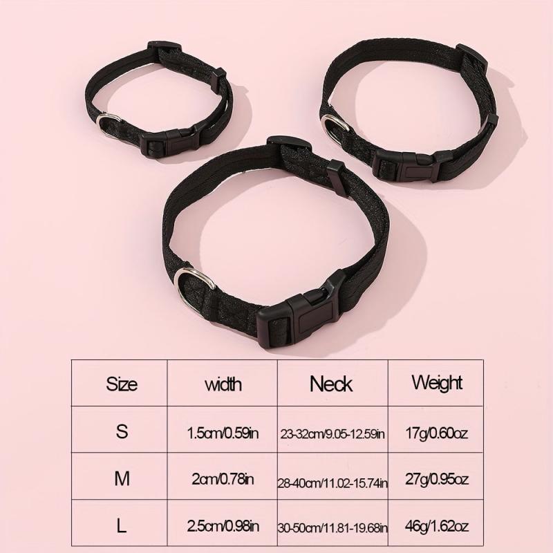 Adjustable Durable Dog Collar Prevents Escapes