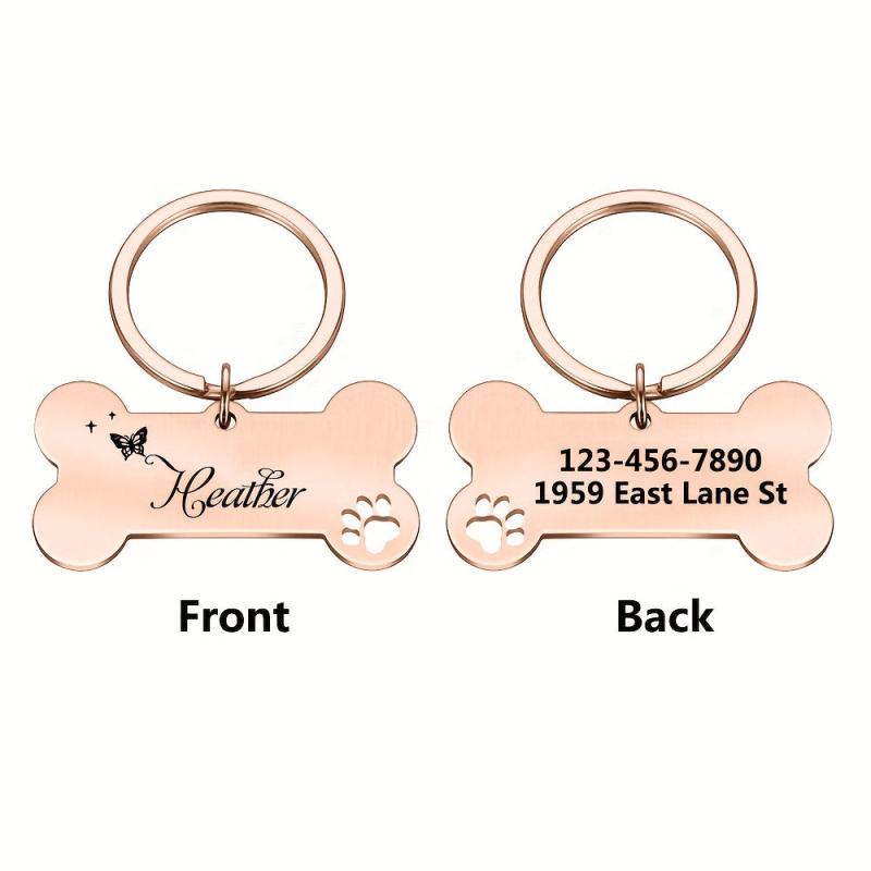 Personalized Dog Collar with Custom Name and Phone Number