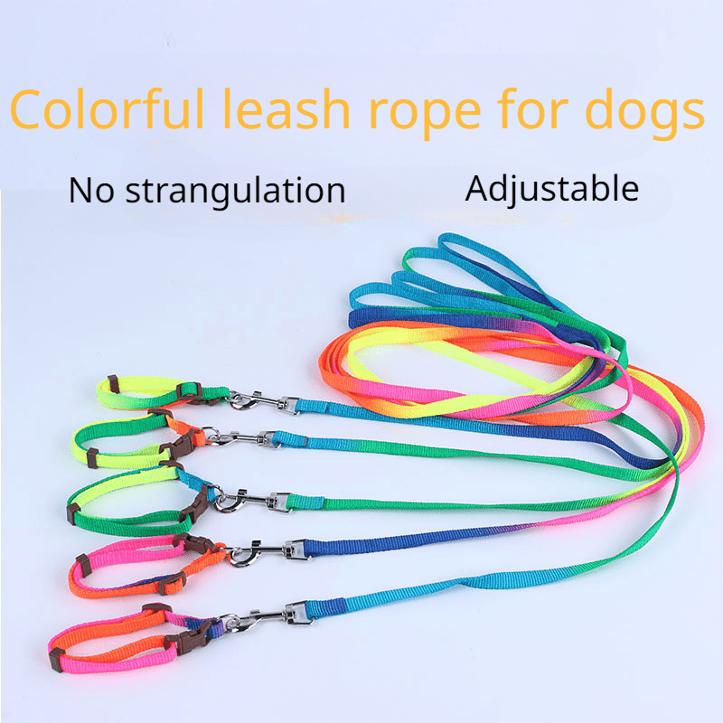 Soft Handle Nylon Pet Leash and Collar Set for Small and Medium Dogs