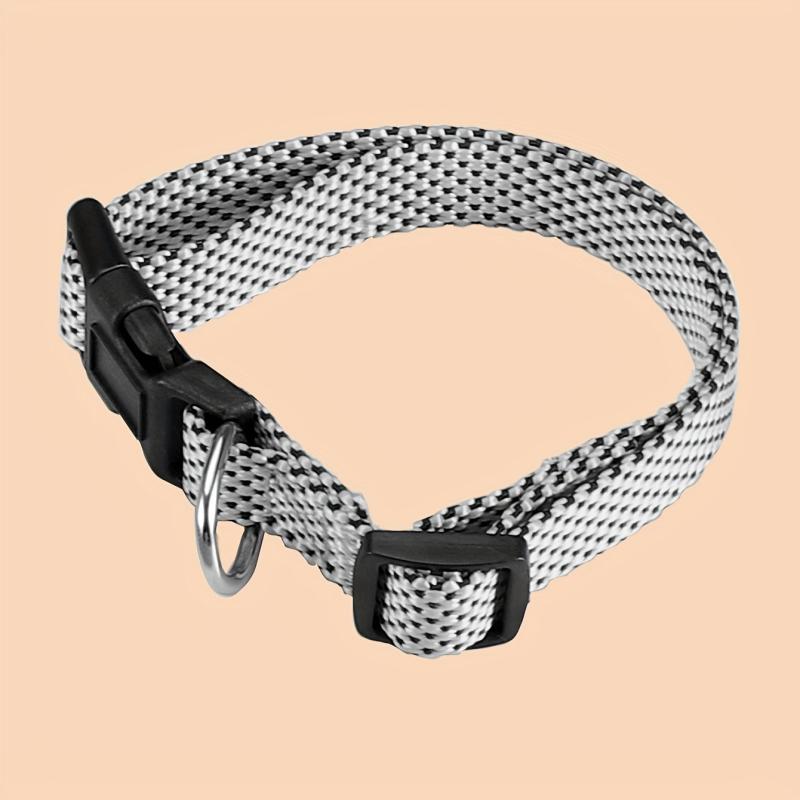 Adjustable Breathable Dog Collar Cross border Style Hemp Dot Pattern Nylon