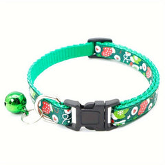 6pcs Christmas Dog Collar Adjustable Buckle Pet Supplies