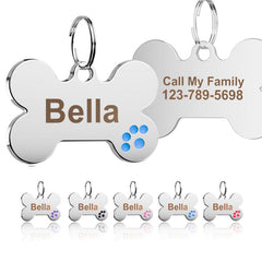 Personalized Engraved Dog Tags - Customize Your Pet's Collar