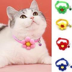 1PC Cat Collar Puppy Cat Collars Bow Kitten Cat Collar Bowknot Necklace
