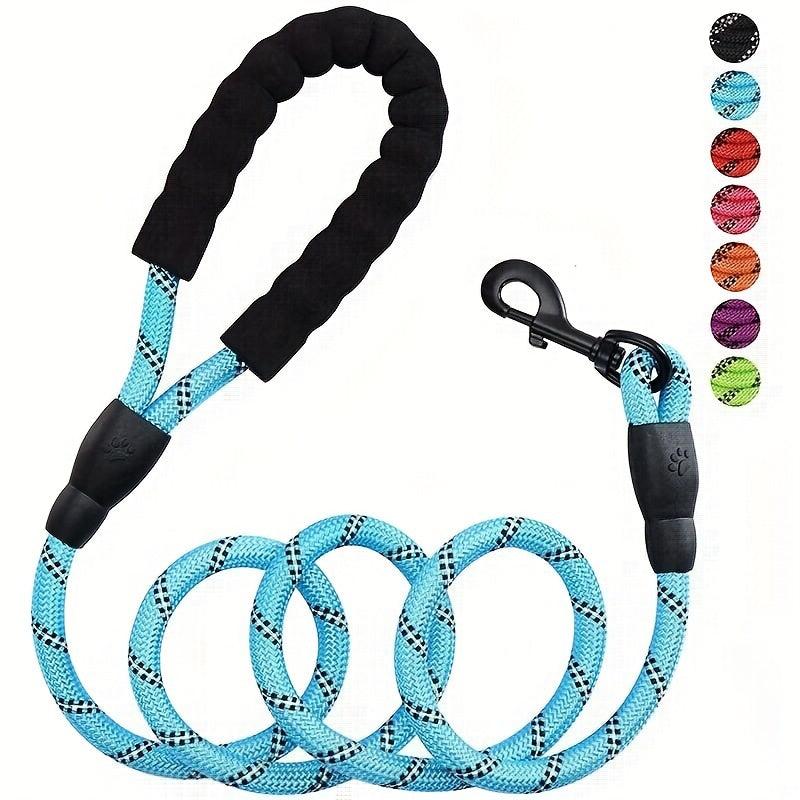 Reflective Padded Handle Pet Leash for Small Medium Dogs