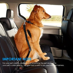 Adjustable Dog Seat Belt for Safe Car Rides Small, Medium and Large Dogs