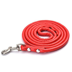 Stylish Faux Leather Dog Leash for Training & Walking