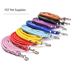 Stylish Faux Leather Dog Leash for Training & Walking