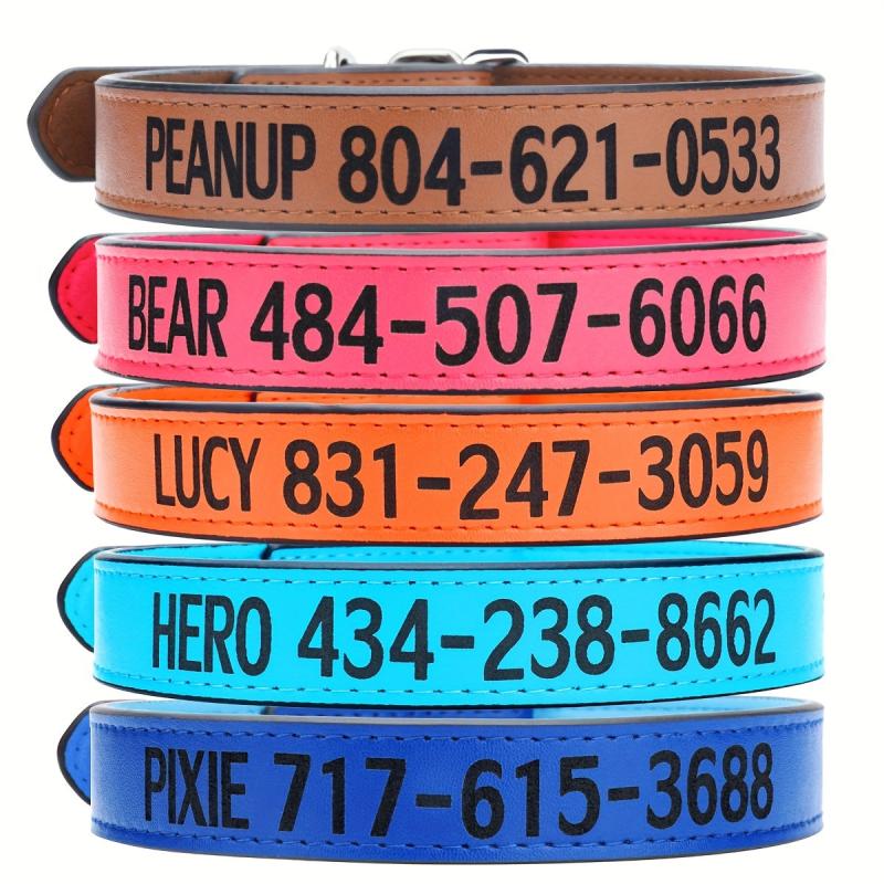 Custom Leather Dog Collar for Any Size Dog