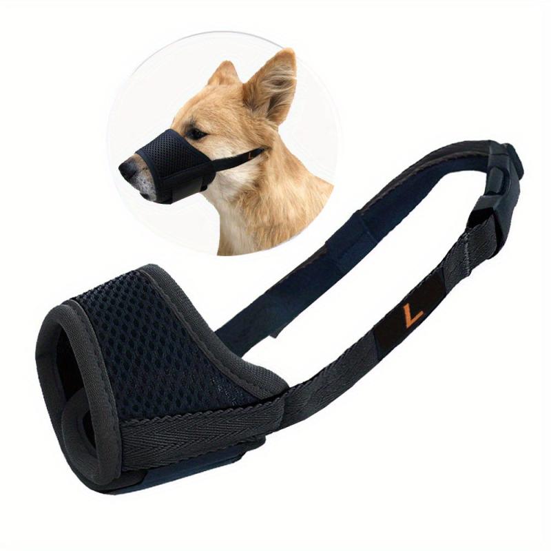 Soft Mesh Pet Muzzle Adjustable Anti Biting Safe Comfortable