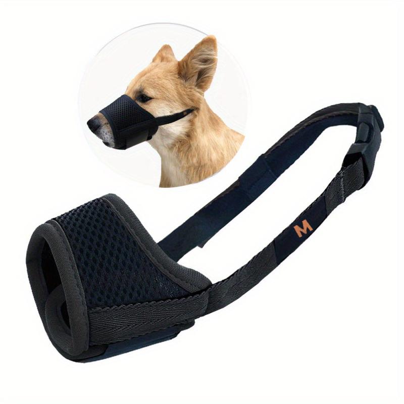 Soft Mesh Pet Muzzle Adjustable Anti Biting Safe Comfortable