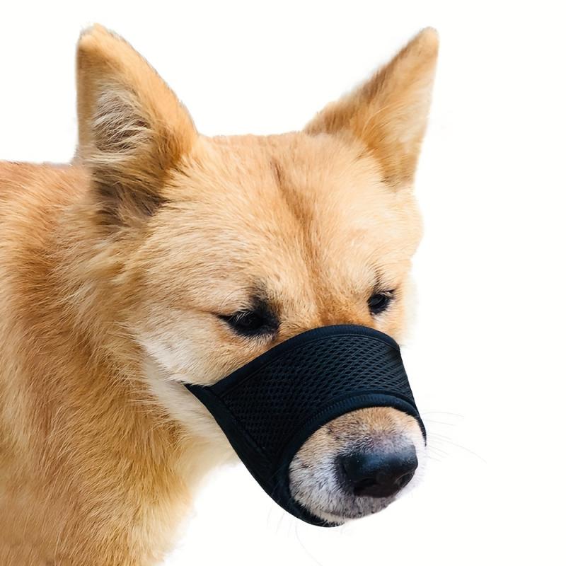 Soft Mesh Pet Muzzle Adjustable Anti Biting Safe Comfortable
