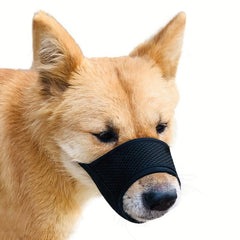 Soft Mesh Pet Muzzle Adjustable Anti Biting Safe Comfortable